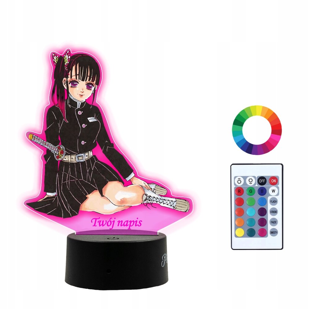 Lampka Nocna 3D LED Kanao Tsuyuri