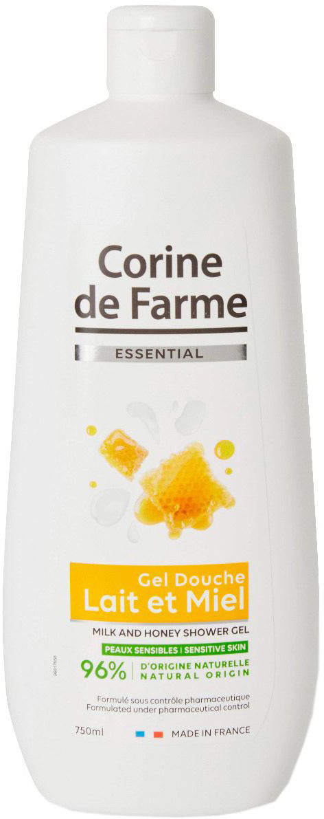 Żel pod prysznic Corine De Farme Corine De F Gel De Ducha Leche y Miel 750 ml (3468080410558)