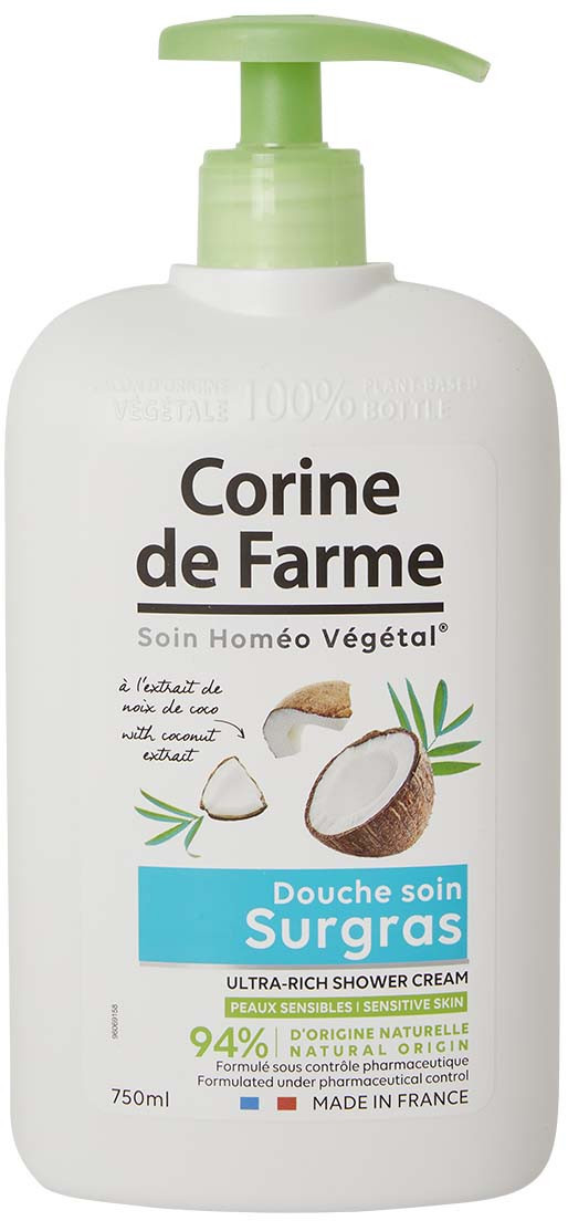 Żel pod prysznic Corine De Farme Corine De F Gel De Ducha Coco 750 ml (3468080410541)