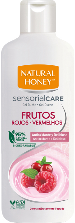 Żel pod prysznic Natural Honey Gel N Honey Frutos Rojos 600 ml (8008970056289)