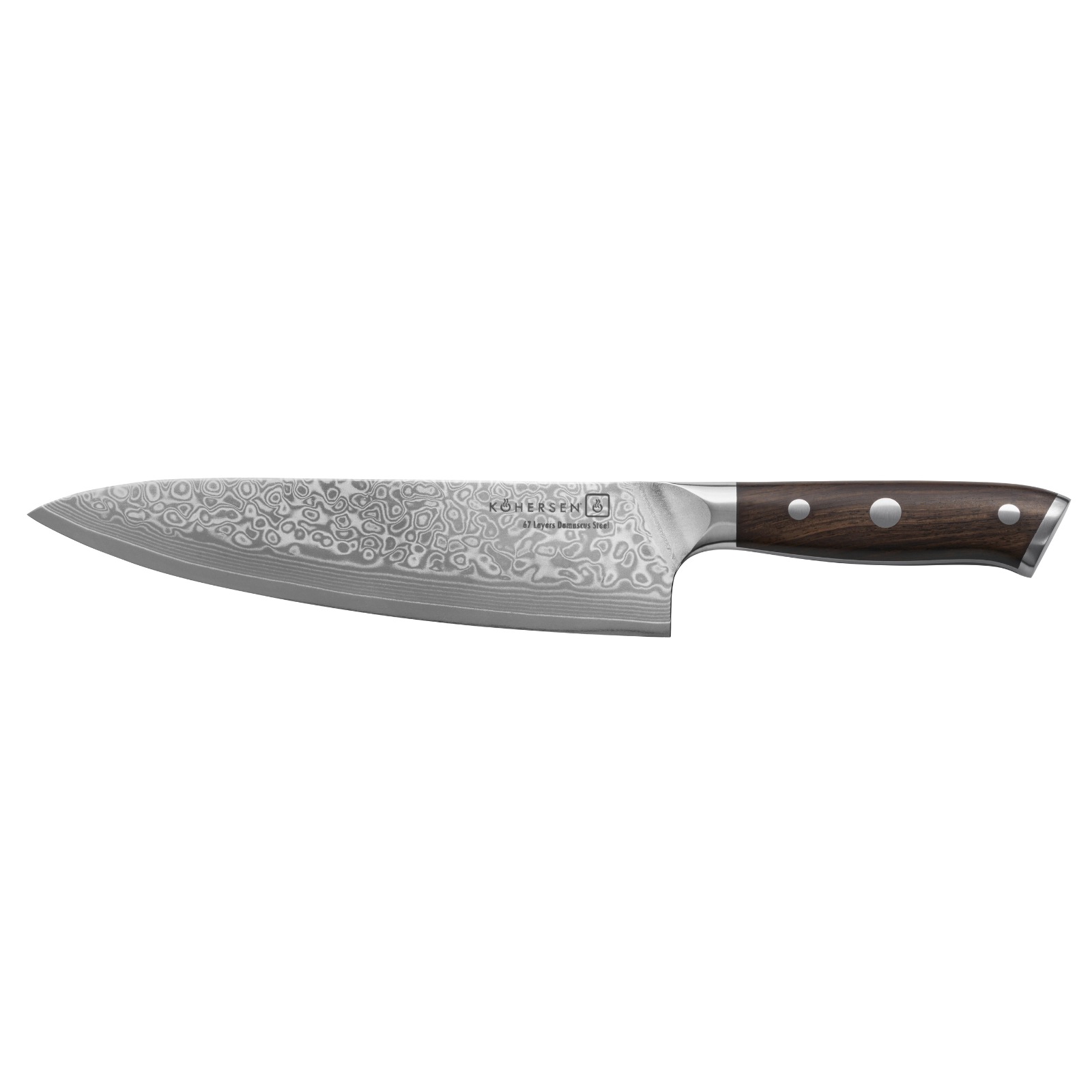 Kohersen Nóż szefa kuchni CHEF KOHERSEN Elegance EBONY WOOD 21,6 cm