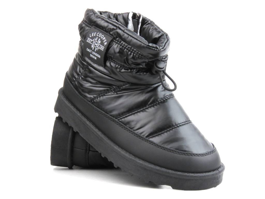 Eskimoski, śniegowce damskie za kostkę - Lee Cooper LCJ-23-44-1967L, czarne