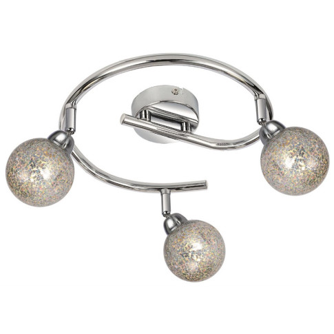 Lampa sufitowa z trzema kloszami na spirali - 16X V093 P1-D47