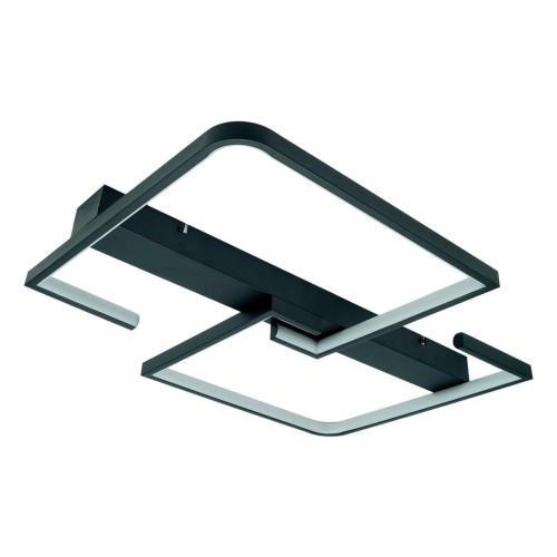 Salem lampa sufitowa 2xLED/48W czarna