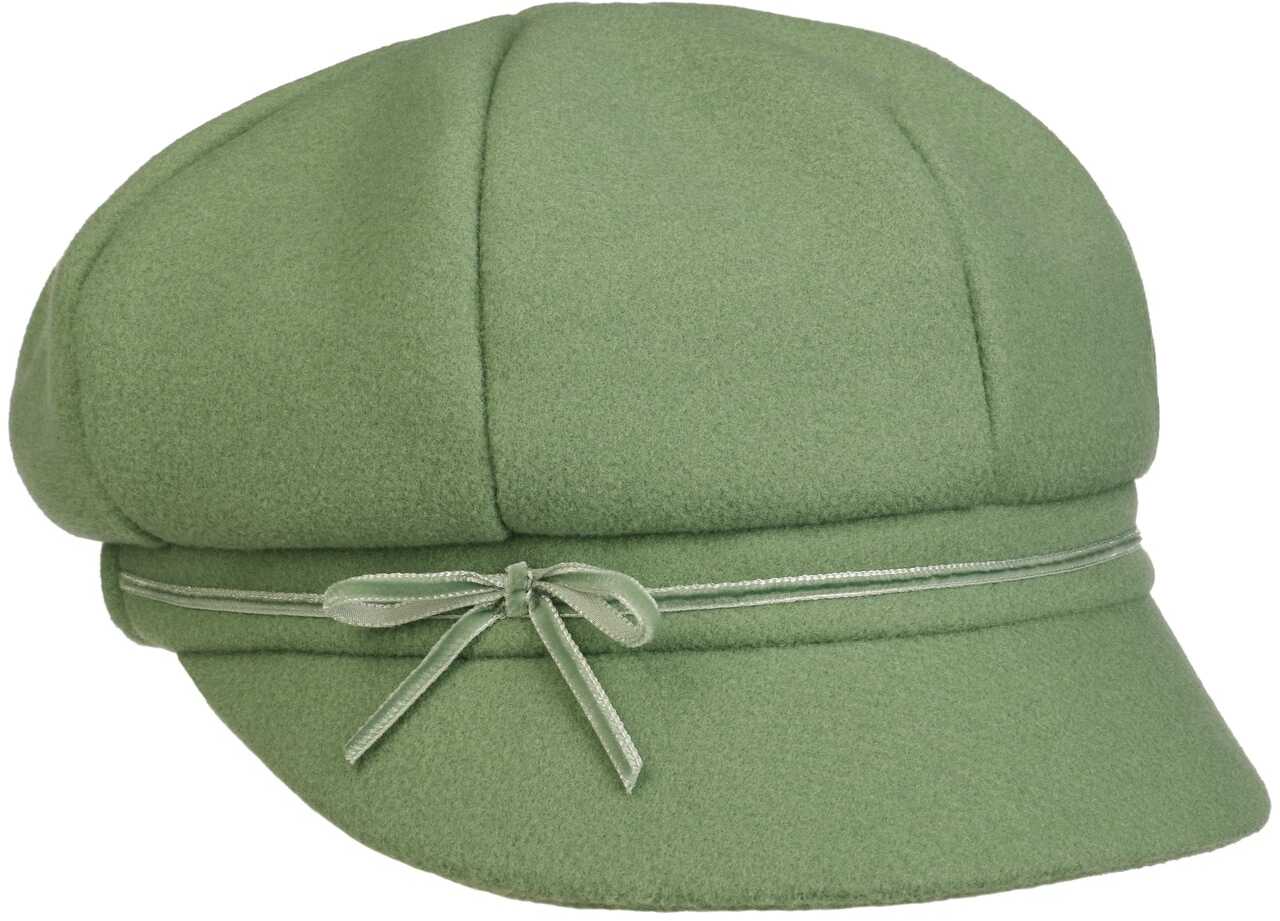 Czapka Kaszkiet z Kokardą Polar by bedacht, zielony, One Size