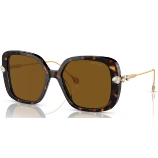 Okulary przeciwsłoneczne Swarovski 6011 100283 55 z polaryzacją