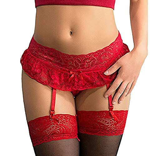 Queen Lingerie Podwiązki i Stringi Kwiatowy wzór 100 g