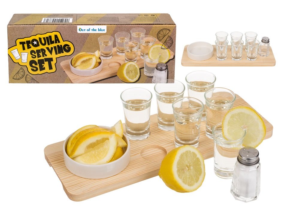 Zestaw do serwowania OUT OF THE BLUE Tequila, 9 elementów