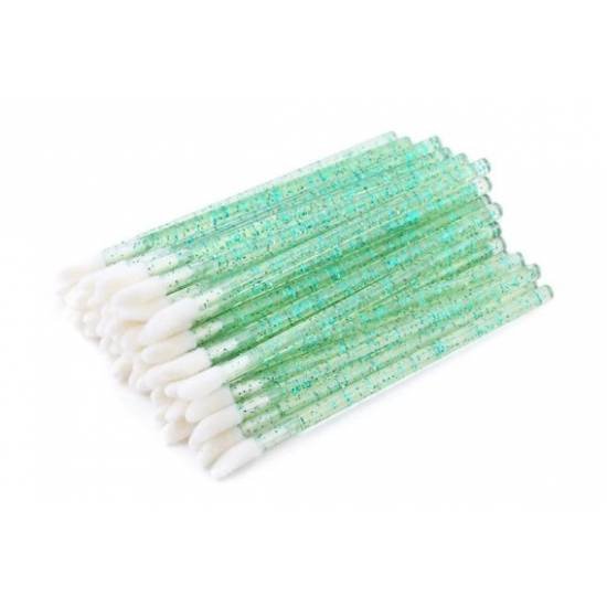 Aplikator kosmetyczny BROKAT zielony (50szt.)