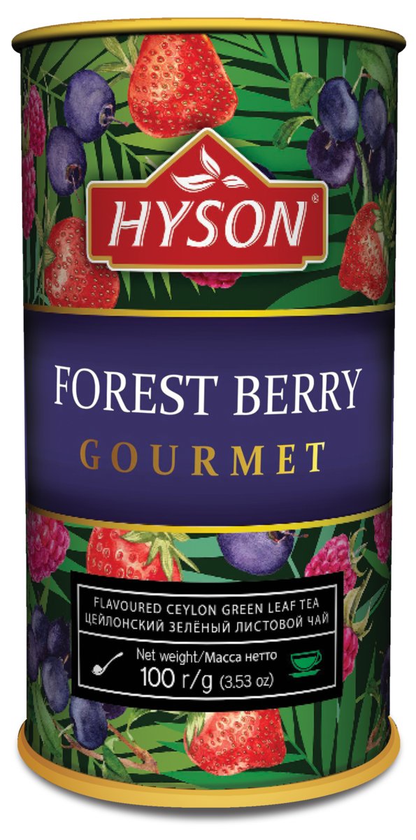 HYSON TEA (PVT) LTD, SRI LANKA Hyson Herbata Czarna Owoce Leśne duże liście 100g HYSON-03-11