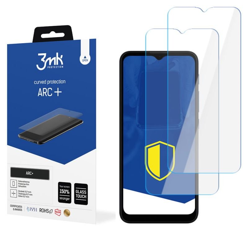 2x Folia na zaokrąglony ekran do do Motorola Moto G20 - 3mk ARC+