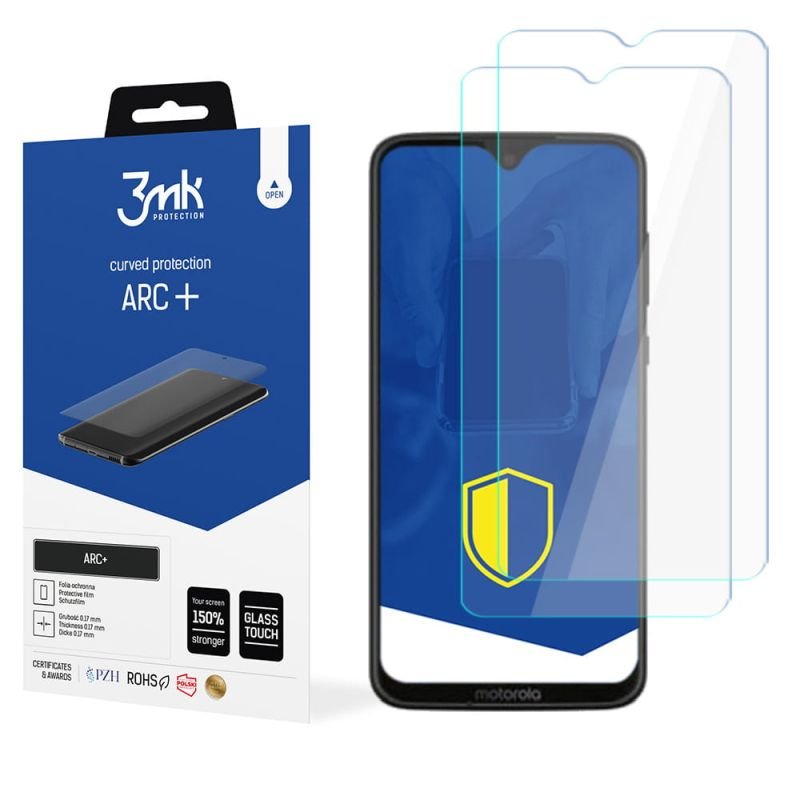 2x Folia na zaokrąglony ekran do do Motorola Moto G31 - 3mk ARC+