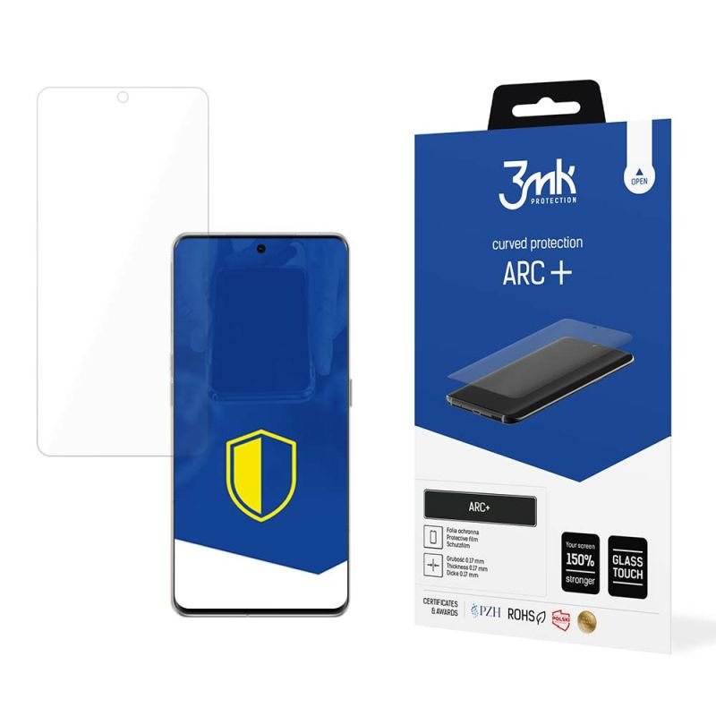 2x Folia na zaokrąglony ekran do do Oppo Find X6 Pro - 3mk ARC+