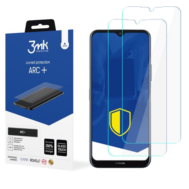2x Folia na zaokrąglony ekran do do Nokia G50 5G - 3mk ARC+