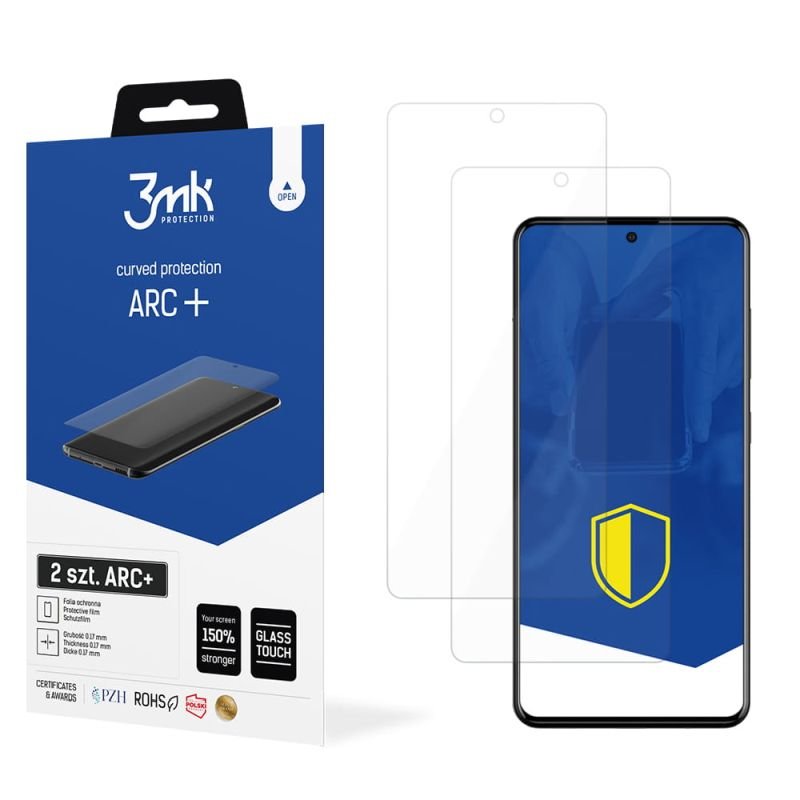 2x Folia na zaokrąglony ekran do do Samsung Galaxy A51 4G - 3mk ARC+