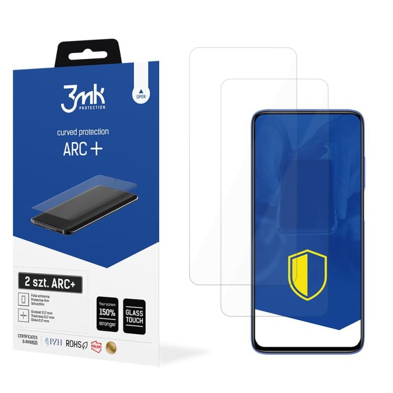 2x Folia na zaokrąglony ekran do do Xiaomi Redmi K30 - 3mk ARC+