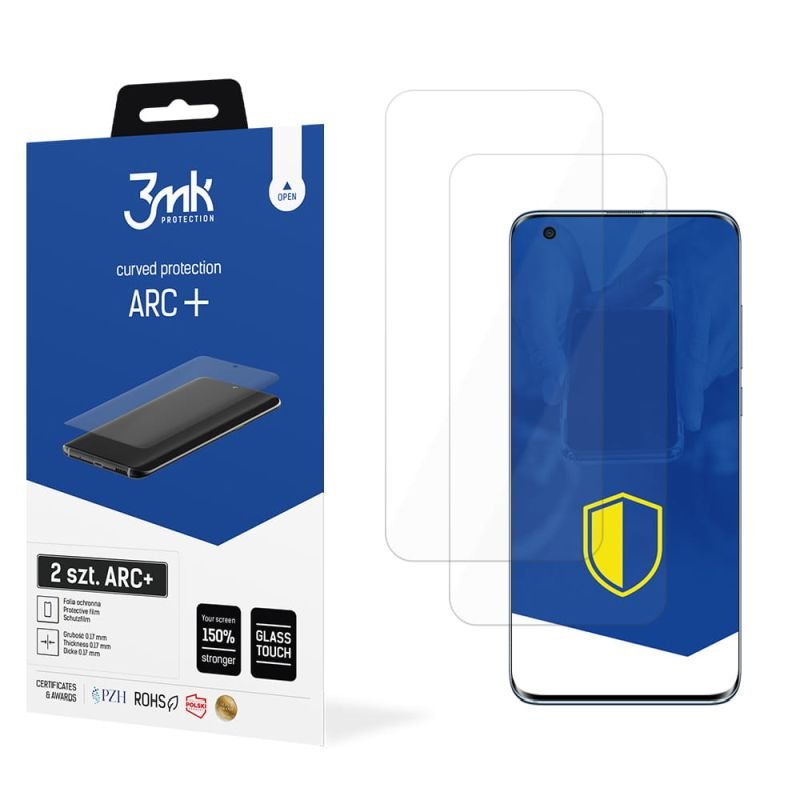 2x Folia na zaokrąglony ekran do do Xiaomi Black Shark 3S - 3mk ARC+