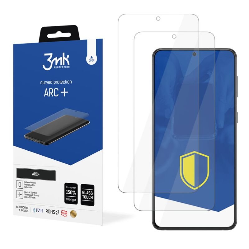 2x Folia na zaokrąglony ekran do do Samsung Galaxy S21 5G - 3mk ARC+