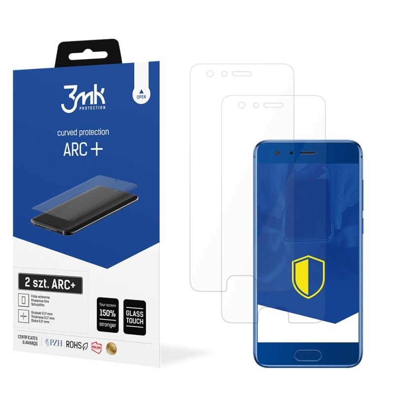2x Folia na zaokrąglony ekran do do Honor 8s 2020 - 3mk ARC+