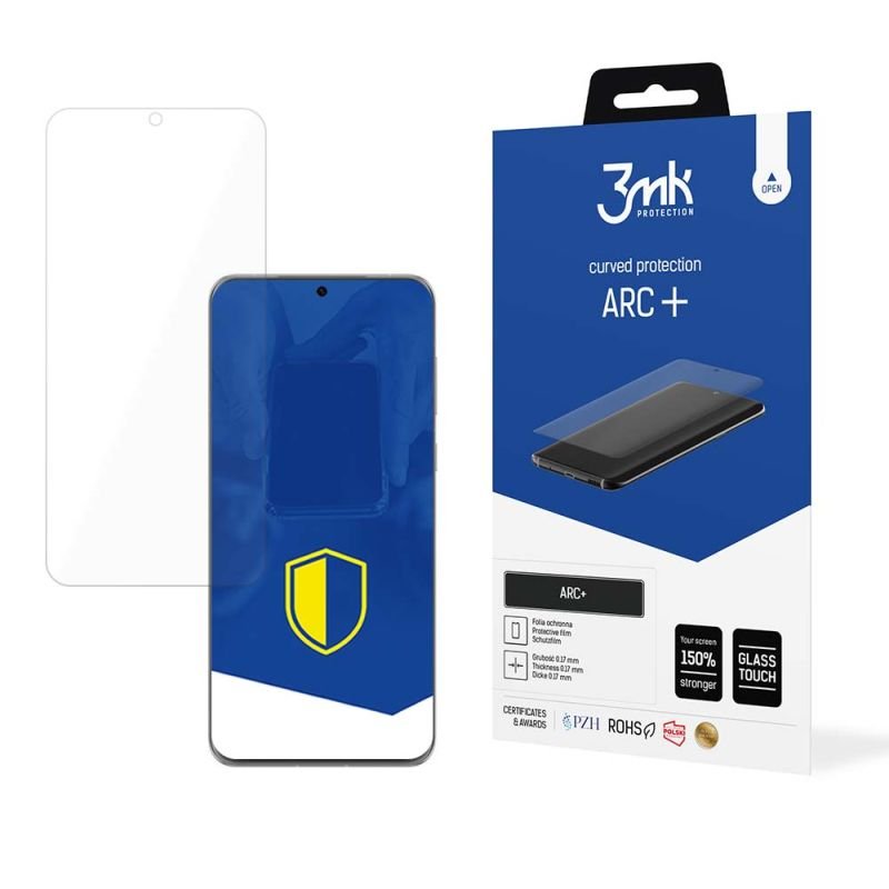 2x Folia na zaokrąglony ekran do do Huawei P60 Pro - 3mk ARC+