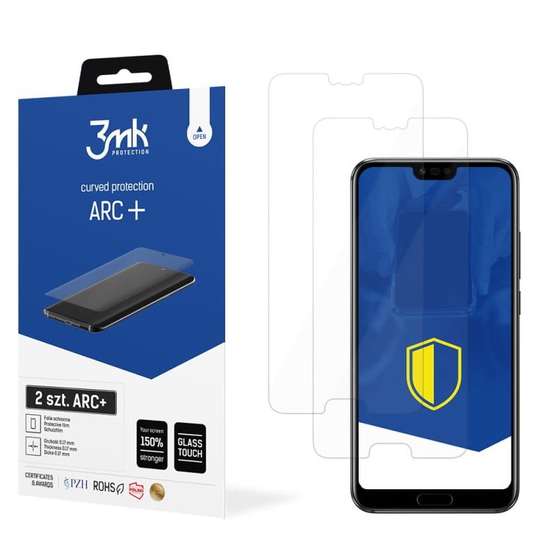 2x Folia na zaokrąglony ekran do do HTC Desire 21 Pro 5G - 3mk ARC+