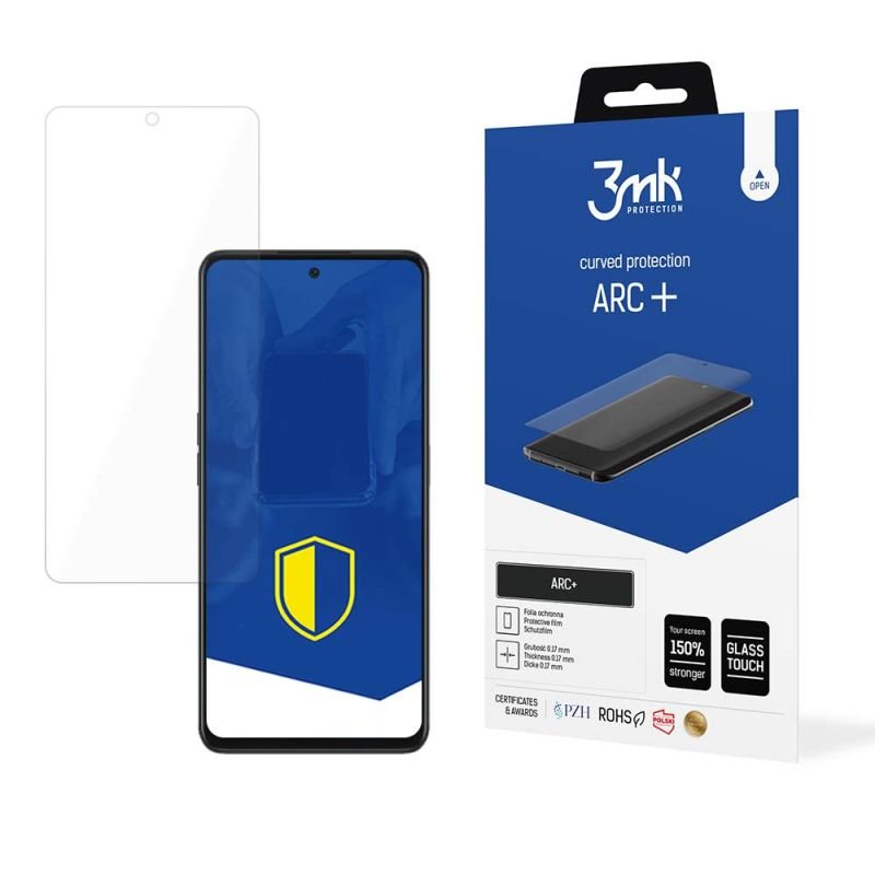 2x Folia na zaokrąglony ekran do do OnePlus Nord CE 3 Lite - 3mk ARC+