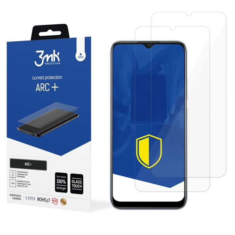 2x Folia na zaokrąglony ekran do do Realme V11 5G - 3mk ARC+