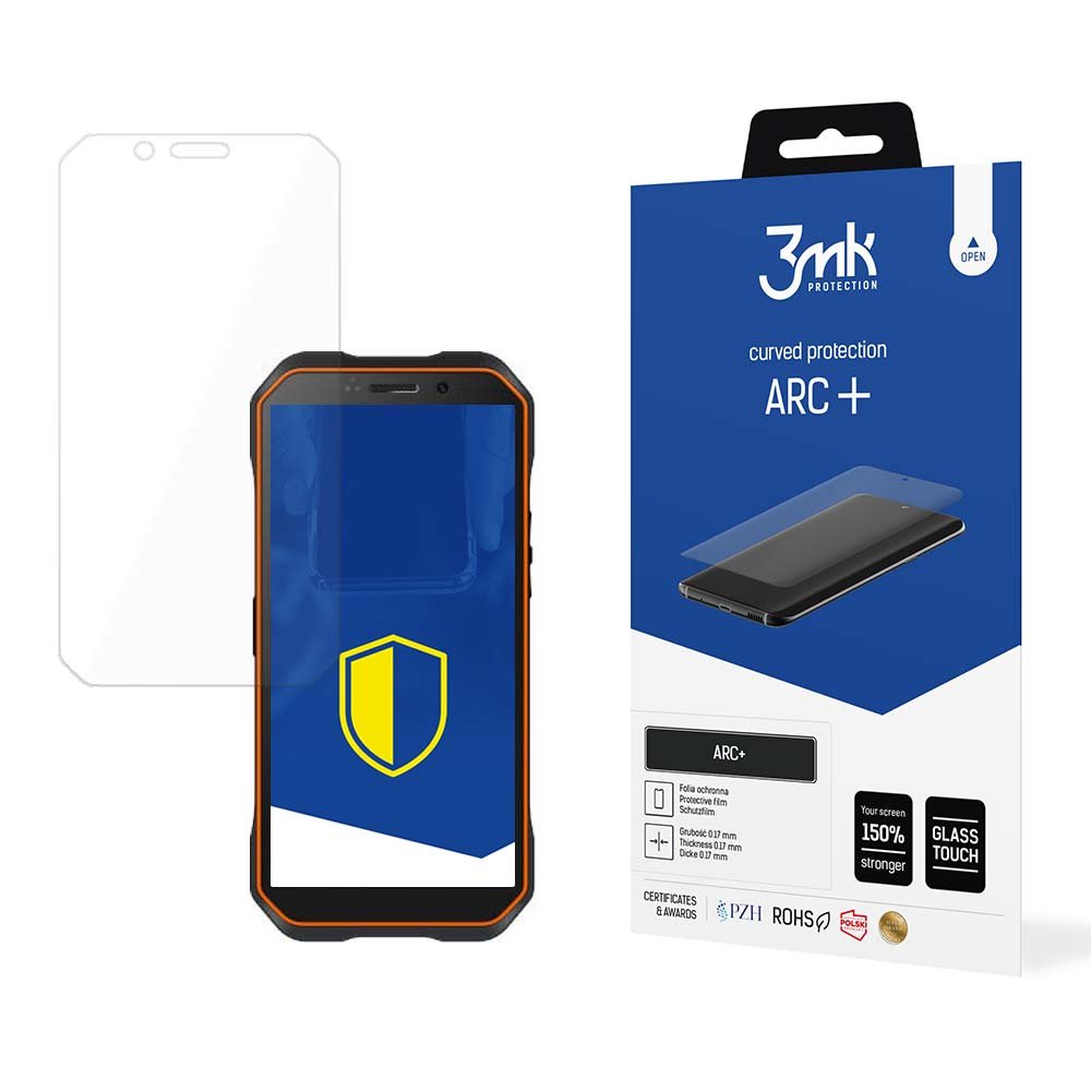 2x Folia na zaokrąglony ekran do Doogee S51 - 3mk ARC+