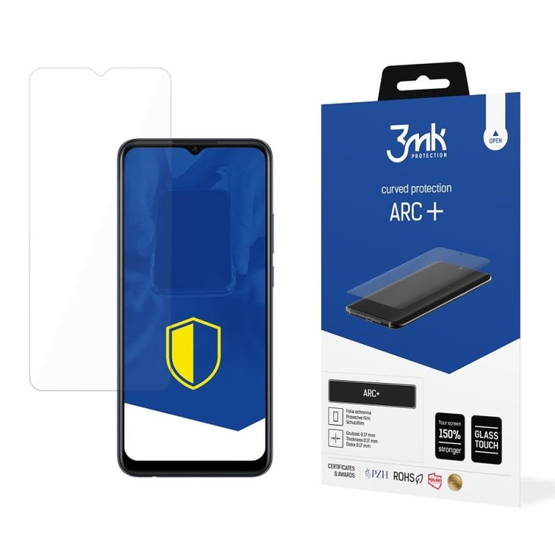 2x Folia na zaokrąglony ekran do do Oppo A15 - 3mk ARC+