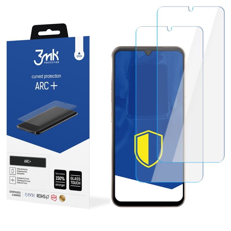 2x Folia na zaokrąglony ekran do do LG V60 ThinQ 5G - 3mk ARC+