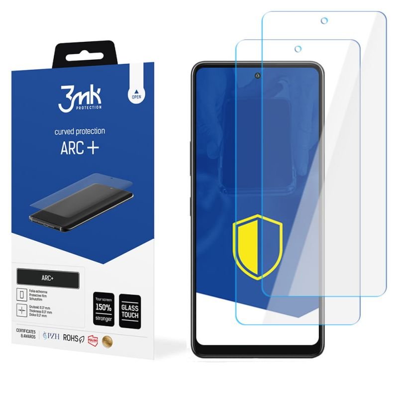 2x Folia na zaokrąglony ekran do do LG Stylo 7 5G - 3mk ARC+