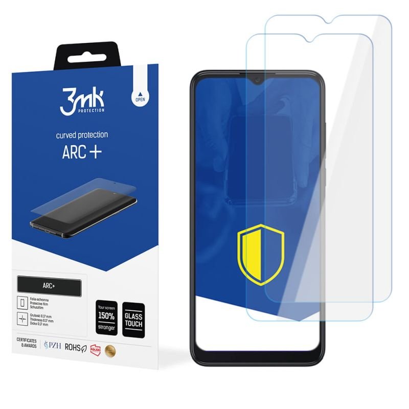 2x Folia na zaokrąglony ekran do do TCL 306/306 Dual SIM - 3mk ARC+