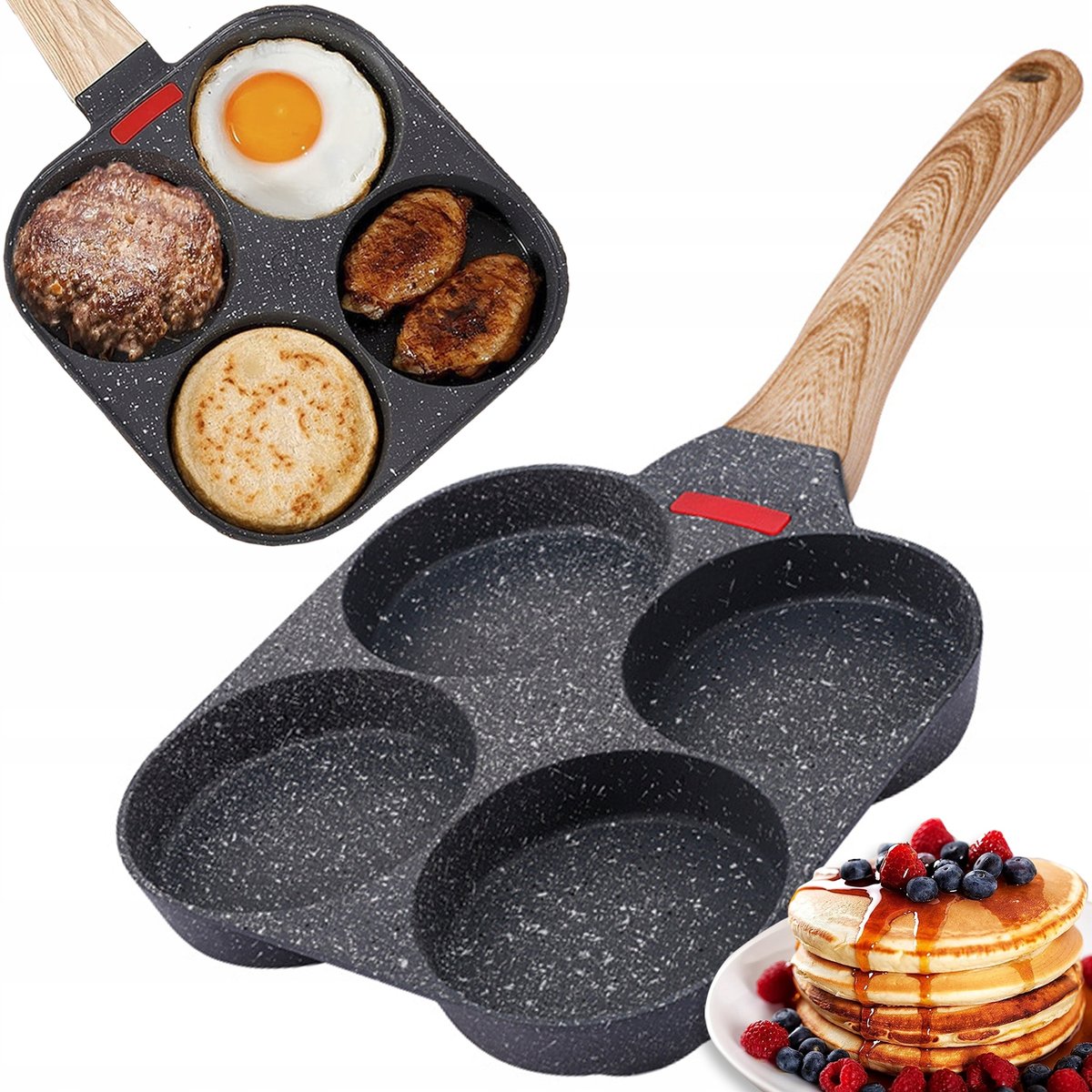 PATELNIA DO JAJEK PLACKÓW PANCAKE INDUKCJA FP-5P CIEMNA