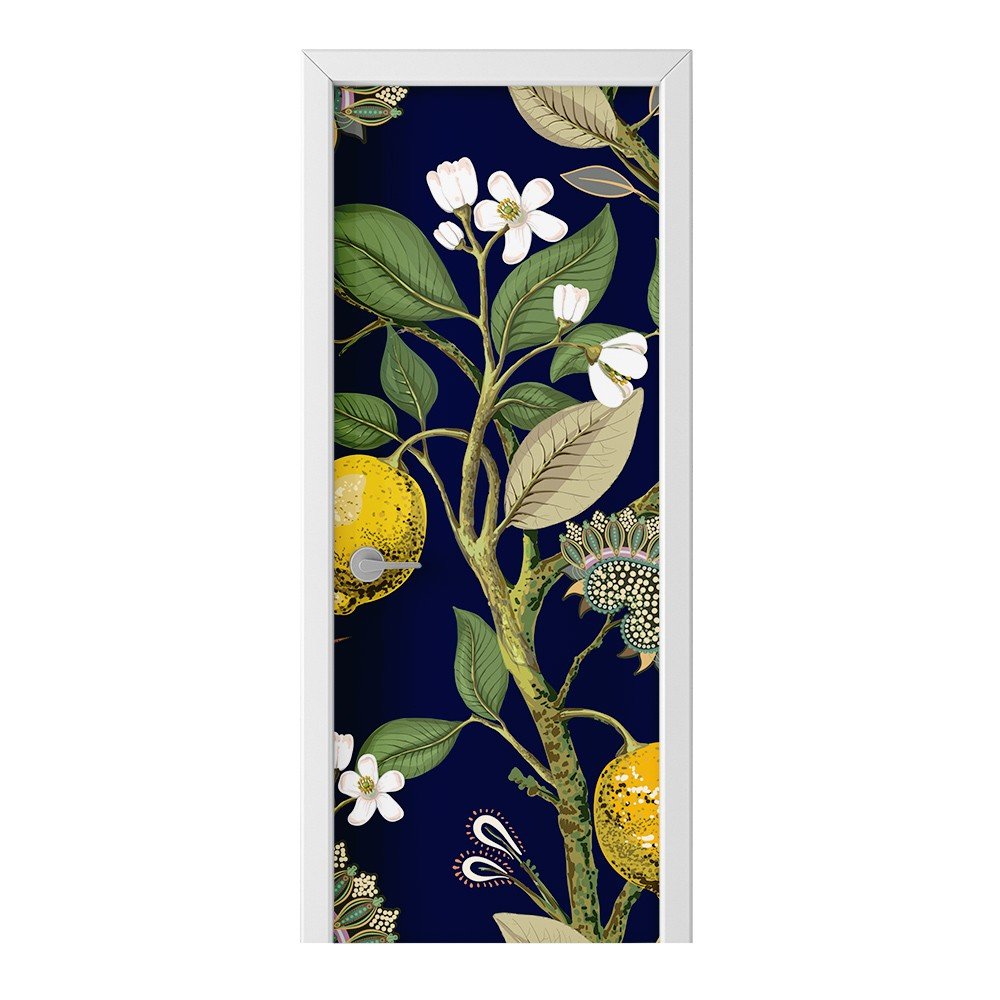 Naklejka na drzwi HOMEPRINT Drzewo cytrynowe 75x205 cm