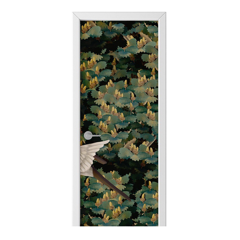 Naklejka na drzwi HOMEPRINT Drzewo żołędziowe 95x205 cm