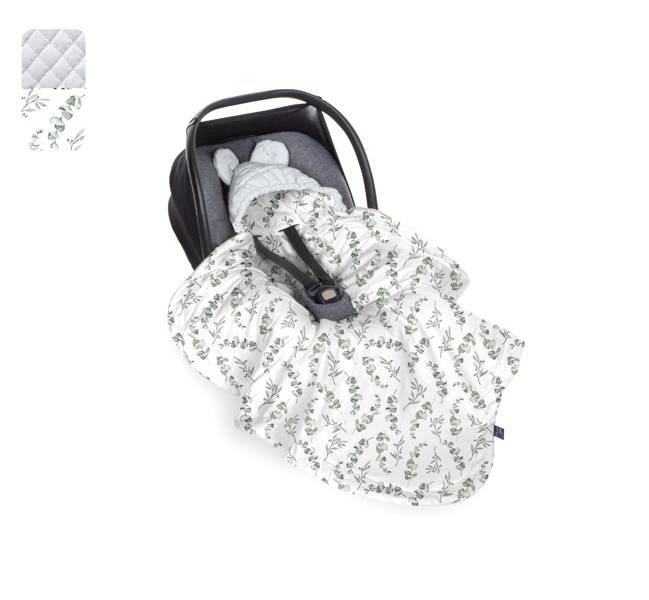 Baby Steps Kocyk całoroczny do fotelika Eucaliptus Gray