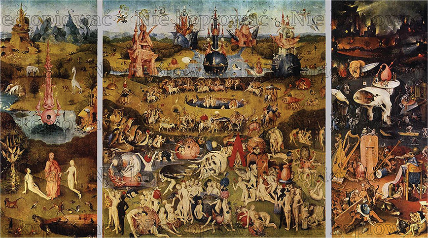 Naprasowanka Hieronim Bosch malarstwo renesans 1