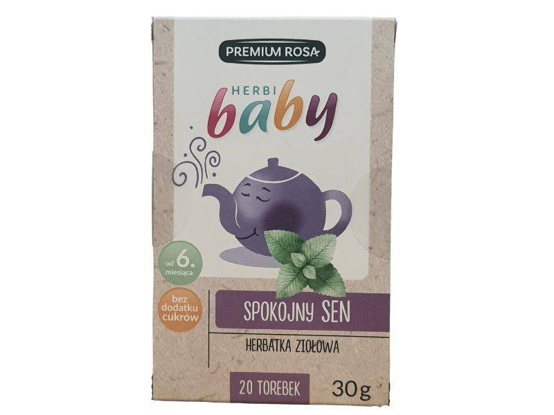 PREMIUM ROSA Herbi Baby herbatka dla dzieci na sen, 20 saszetek