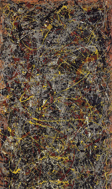 Naprasowanka Jackson Pollock malarstwo sztuka 4