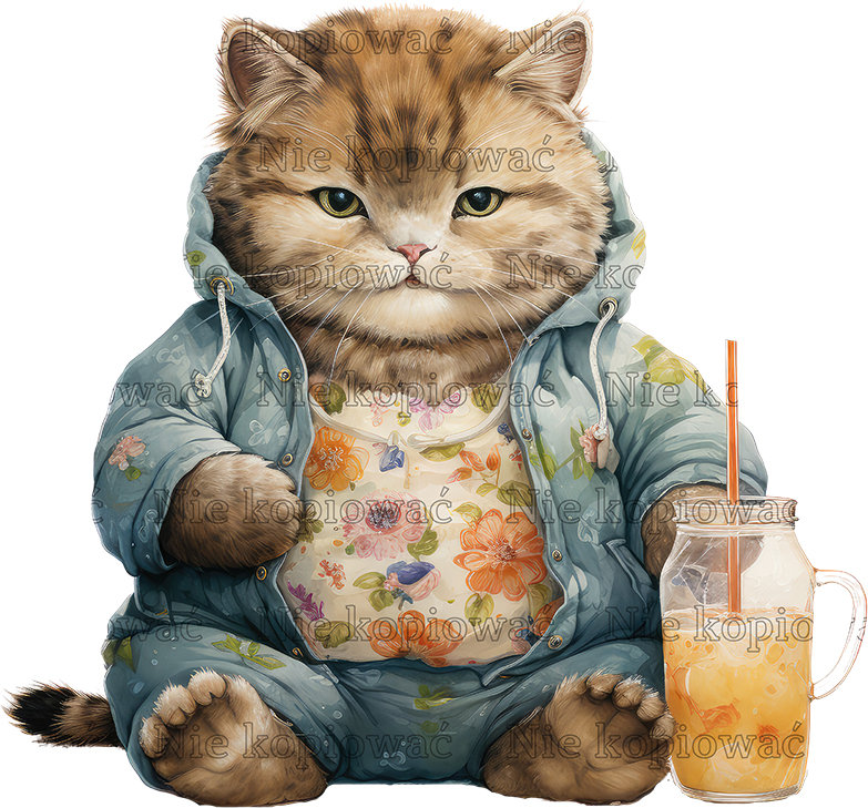 Naprasowanka Kot kotek grubas 18