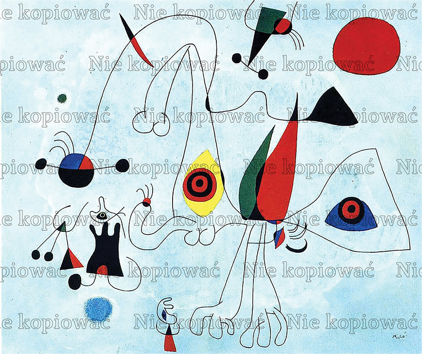 Naprasowanka Joan Miro malarstwo surrealizm 4