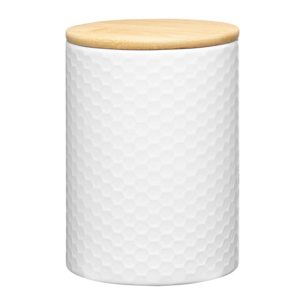 Pojemnik kuchenny Tuvo z bambusową pokrywką biały 1,1 l AMBITION