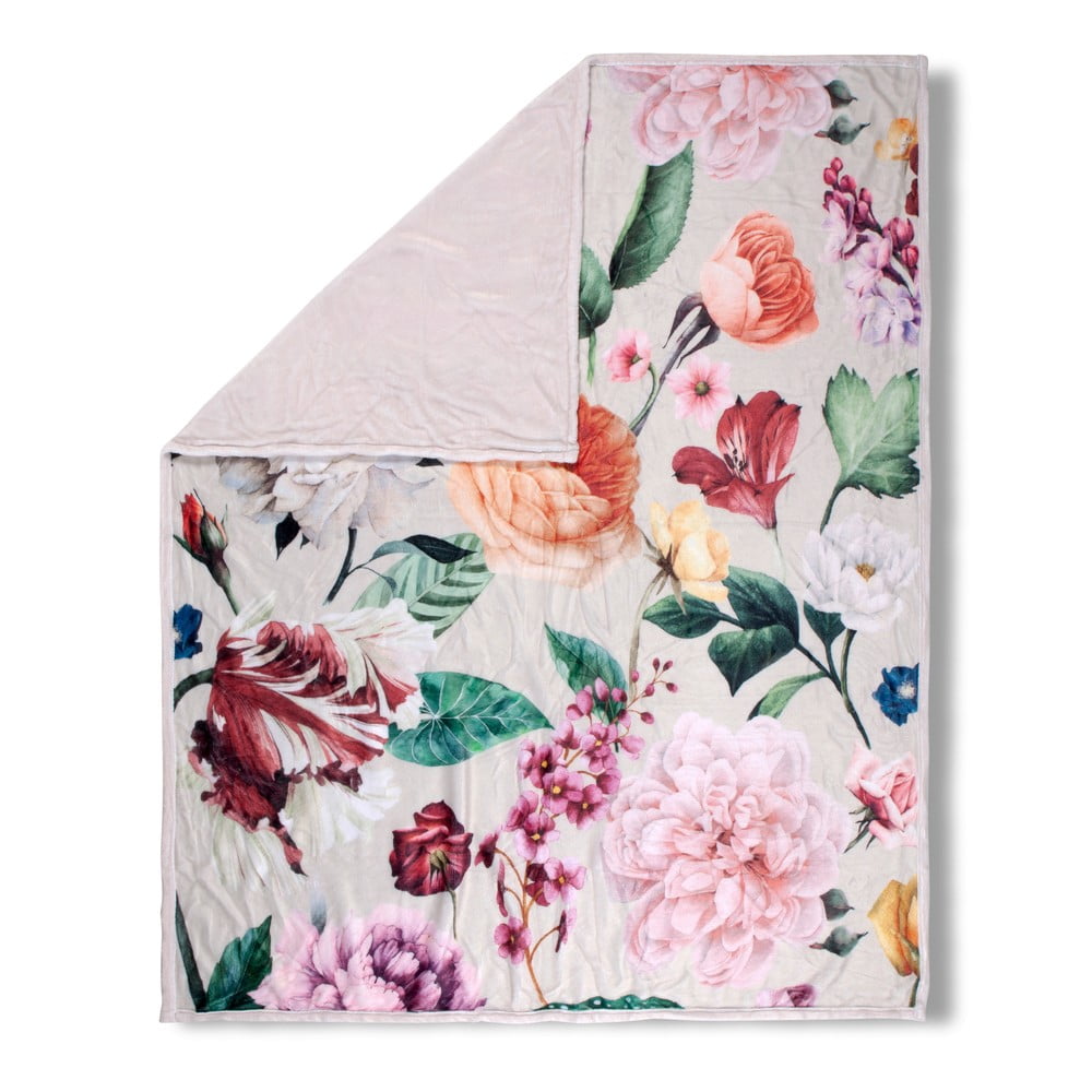 Koc z mikropluszu 130x160 cm – Descanso