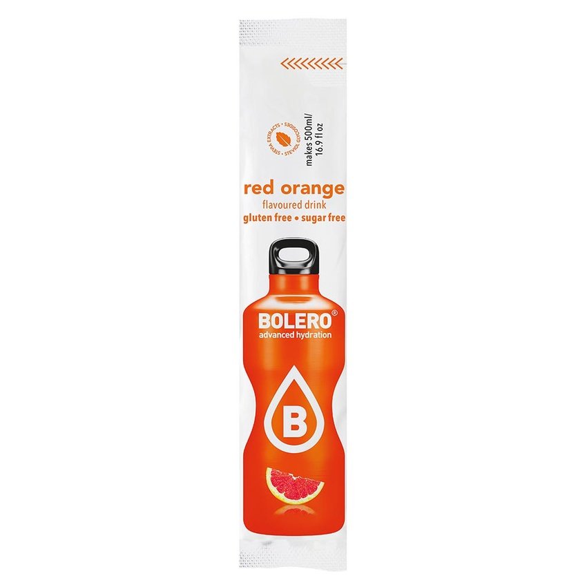 BOLERO STICKS RED ORANGE (CZERWONA POMARAŃCZA) 3g Napój w proszku bez cukru ze stewią