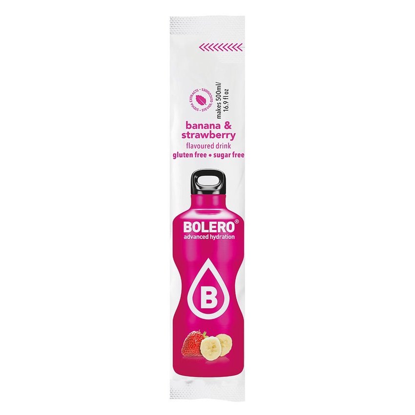 BOLERO Sticks - 3g - Banana & Strawberry - Zdrowa Żywność