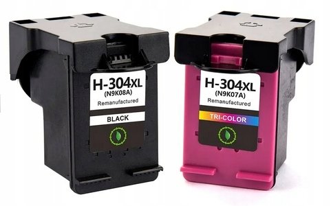 2x TUSZE DO HP 304XL DeskJet 2620 2630 2632 3720 3730 3760 3762 5030