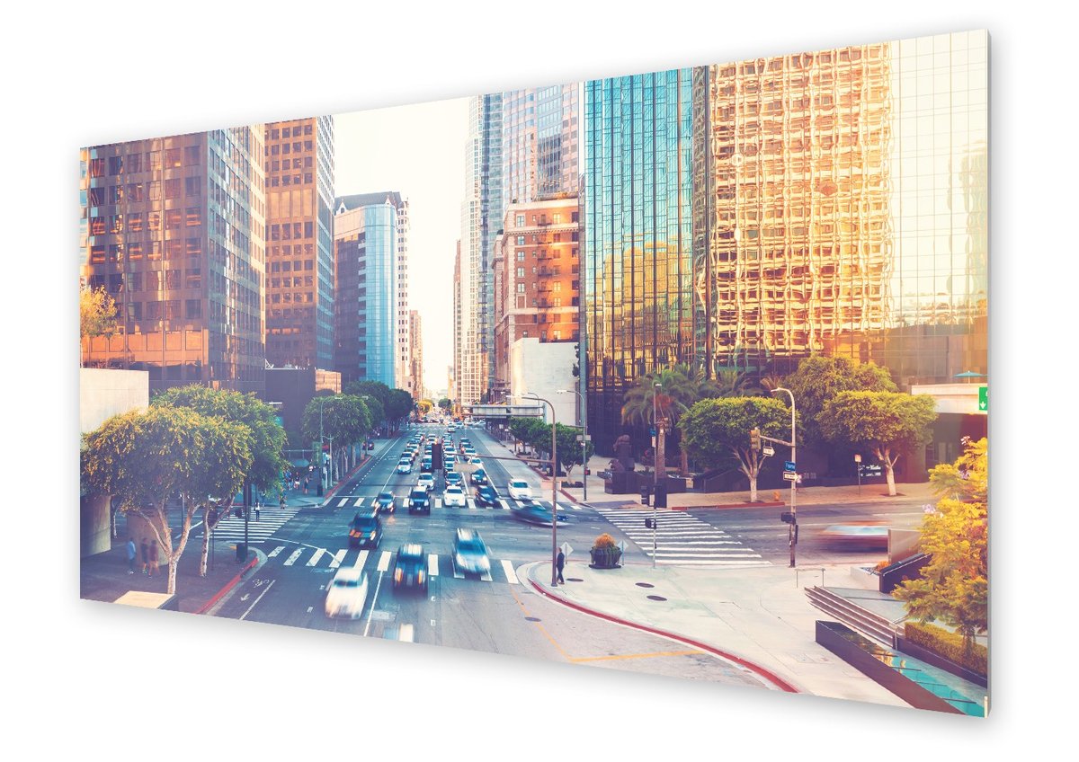 Panel kuchenny HOMEPRINT Skrzyżowanie Los Angeles 100x50 cm