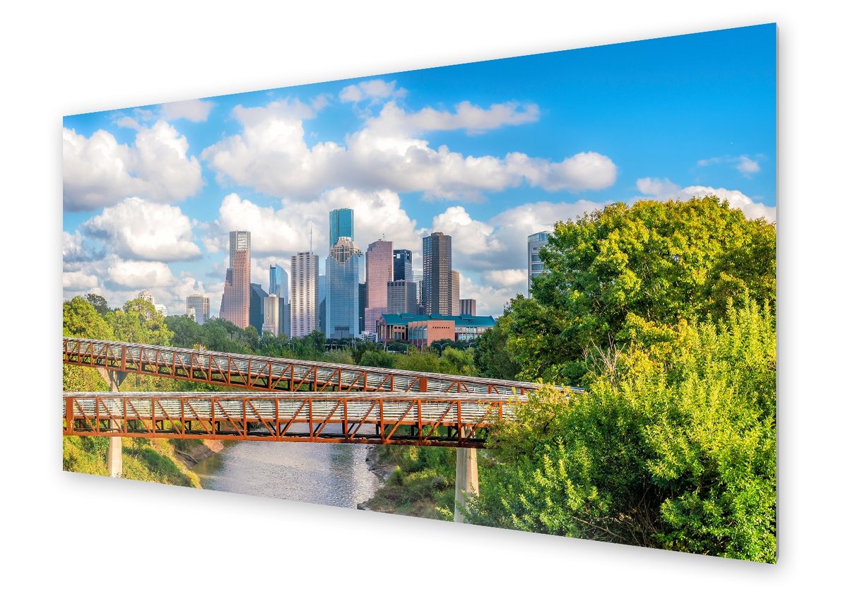 Panel kuchenny HOMEPRINT Panorama Houston 140x70 cm