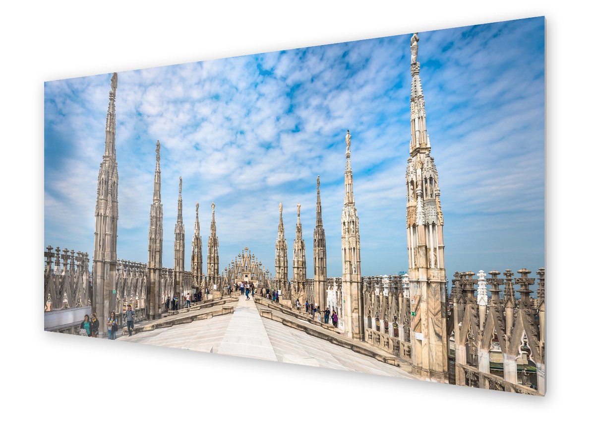 Panel kuchenny HOMEPRINT Kadr z katedry w Mediolanie 140x70 cm