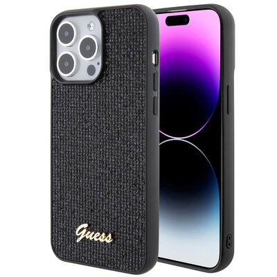 Etui GUESS Disco Metal Script do Apple iPhone 15 Pro Max Czarny